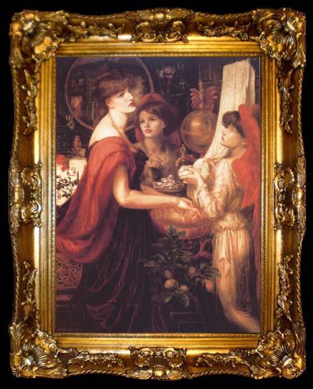 framed  Dante Gabriel Rossetti La Bella Mano (mk28), ta009-2
